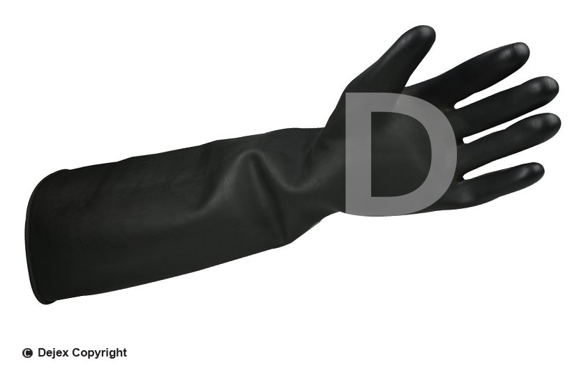 24" EXTRA LONG RUBBER GAUNTLET LARGE 10